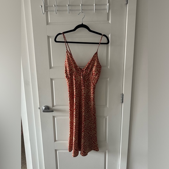 Print red dress - Picture 1 of 3